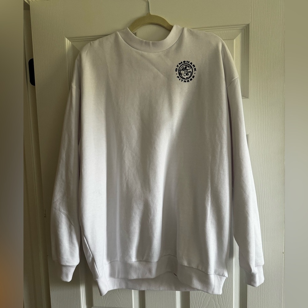 Gymshark White Legacy Crewneck